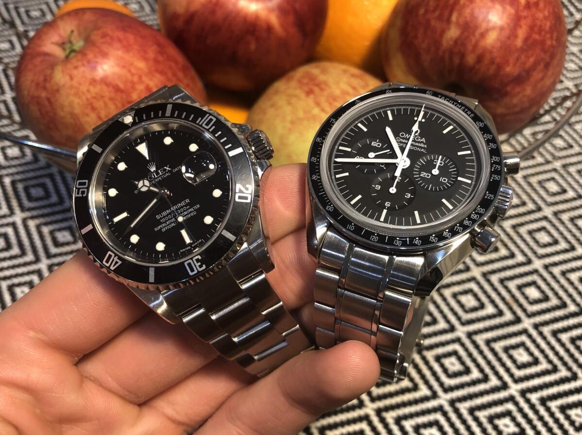 Rolex Replica Submariner 16610 e Omega Replica Speedmaster Moonwatch